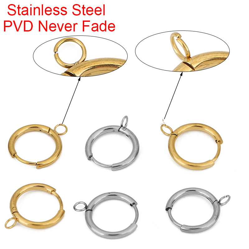 Jewelry Making Hardware - 10pcs PVD Never Fade Earrings Hooks
