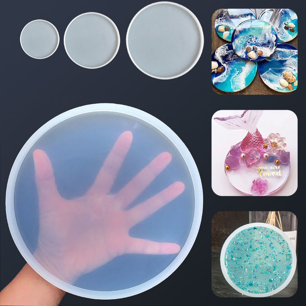 Jewelry Making Education - Transparent Fluid Arts Round Coaster Resin