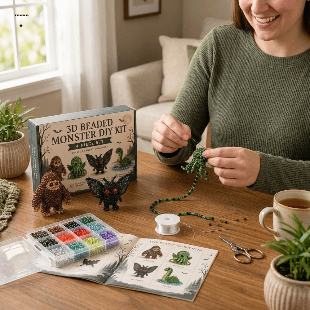 Jewelry Making Education - Handmade DIY Animal Bead Embroidery Kit
