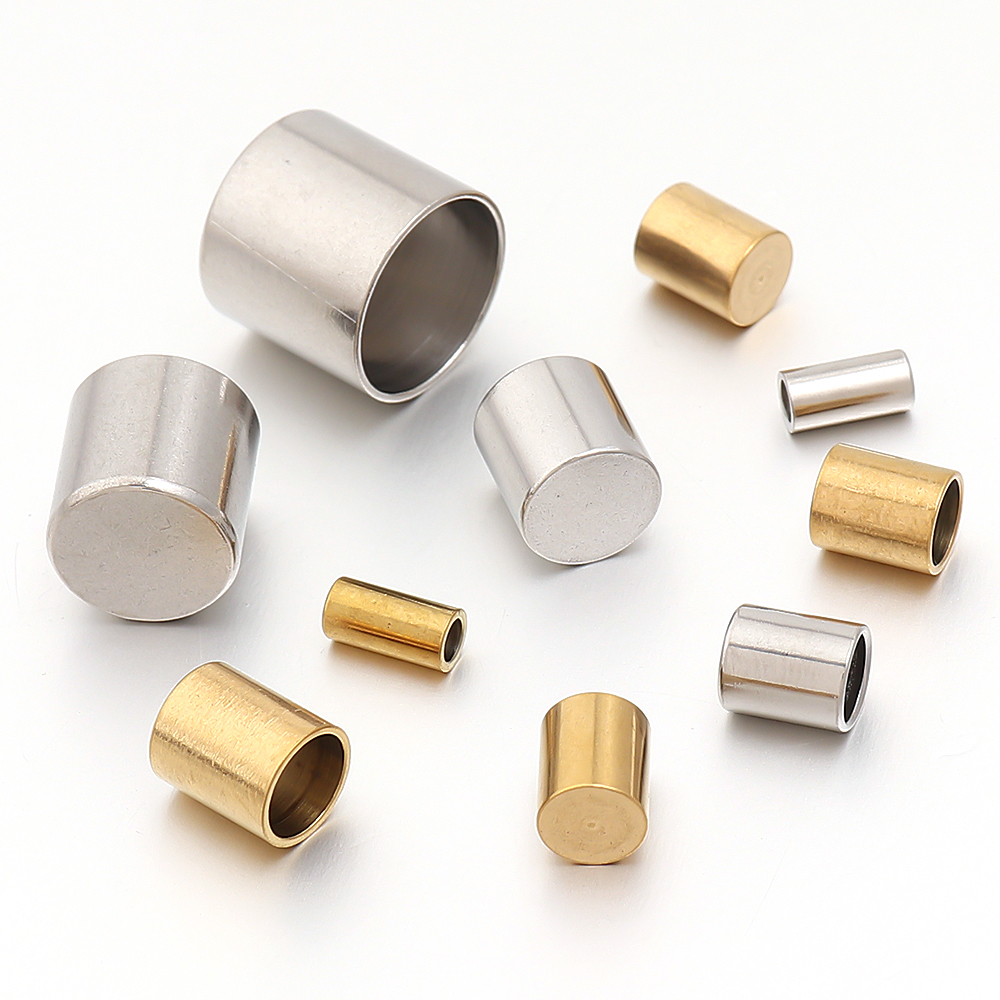 Jewelry Making Hardware - 10-20pcs/lot 2-10mm Stainless Steel Leather Cord