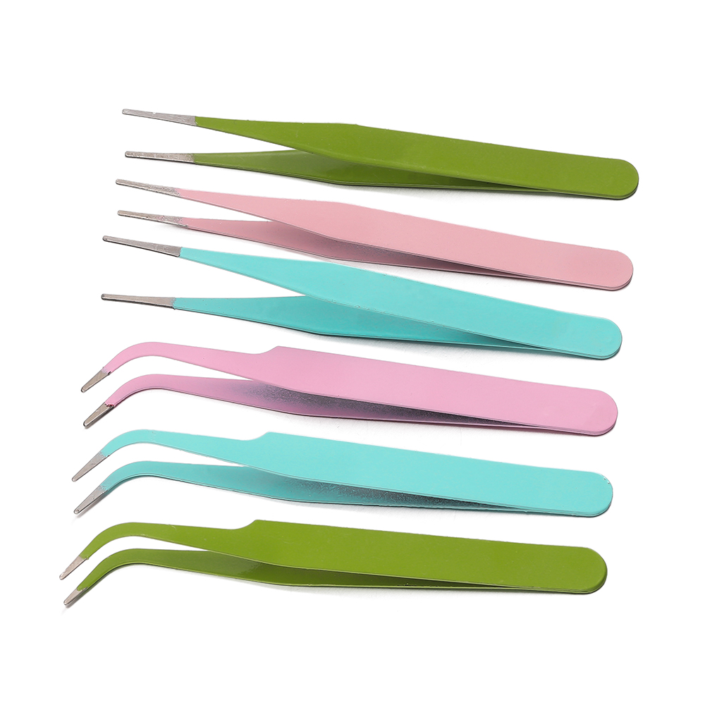 Jewelry Making Education - 1pcs Colorful Tweezers Repair Tools Beads