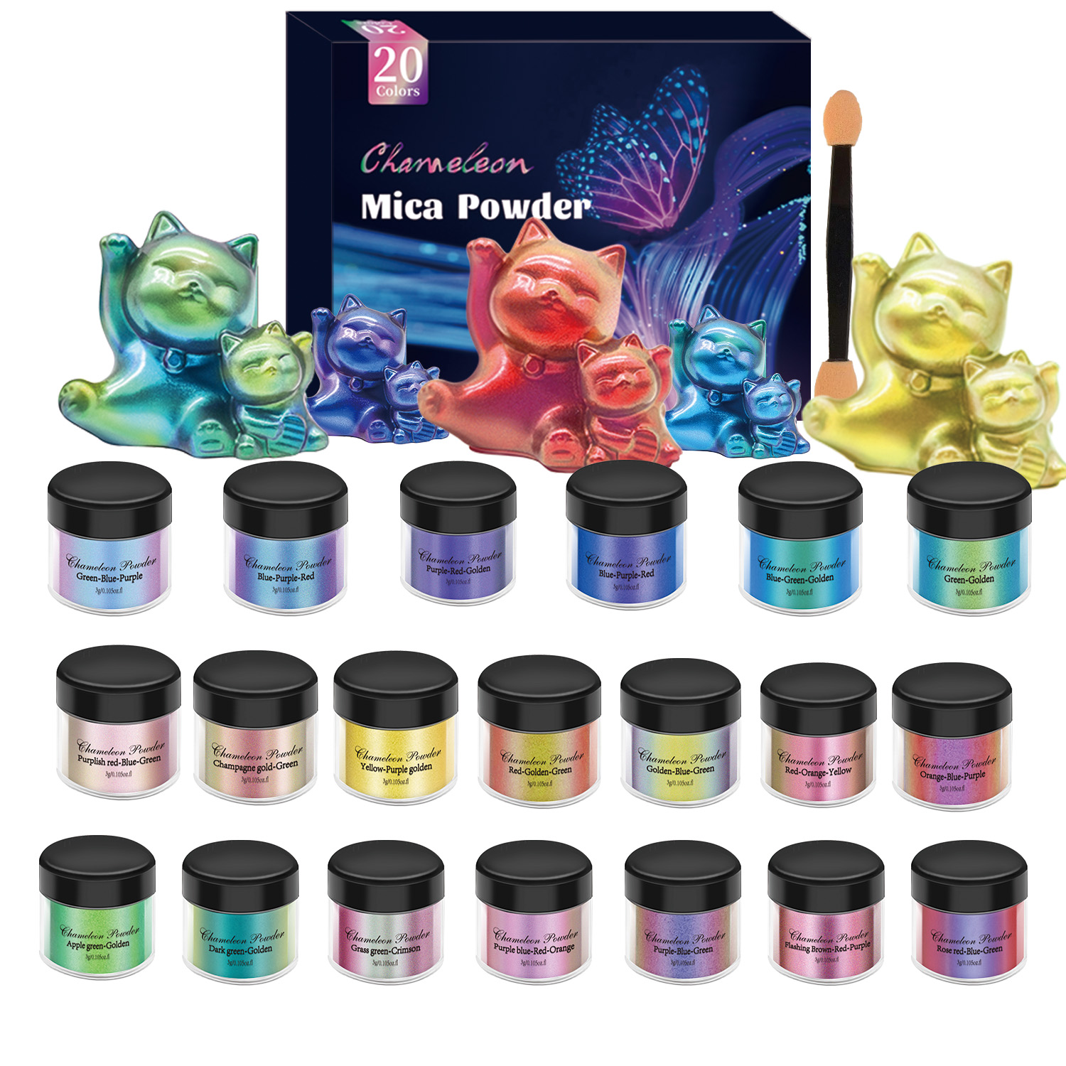 10/20pcs Mirror Chameleons Pig - Jewelry Making Online avis et prix