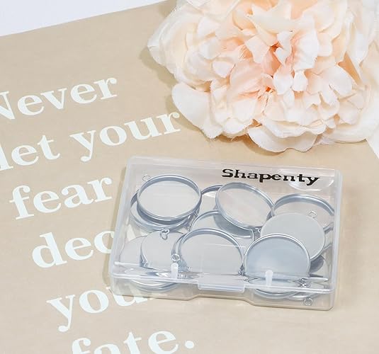 20 Pieces Stainless Steel Roun - Jewelry Making Tray avis et prix