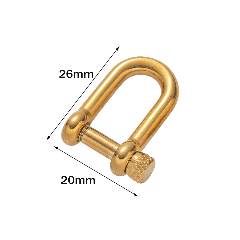 1pcs 304 Stainless Steel D-Rin - Jewelry Making Hardware avis et prix