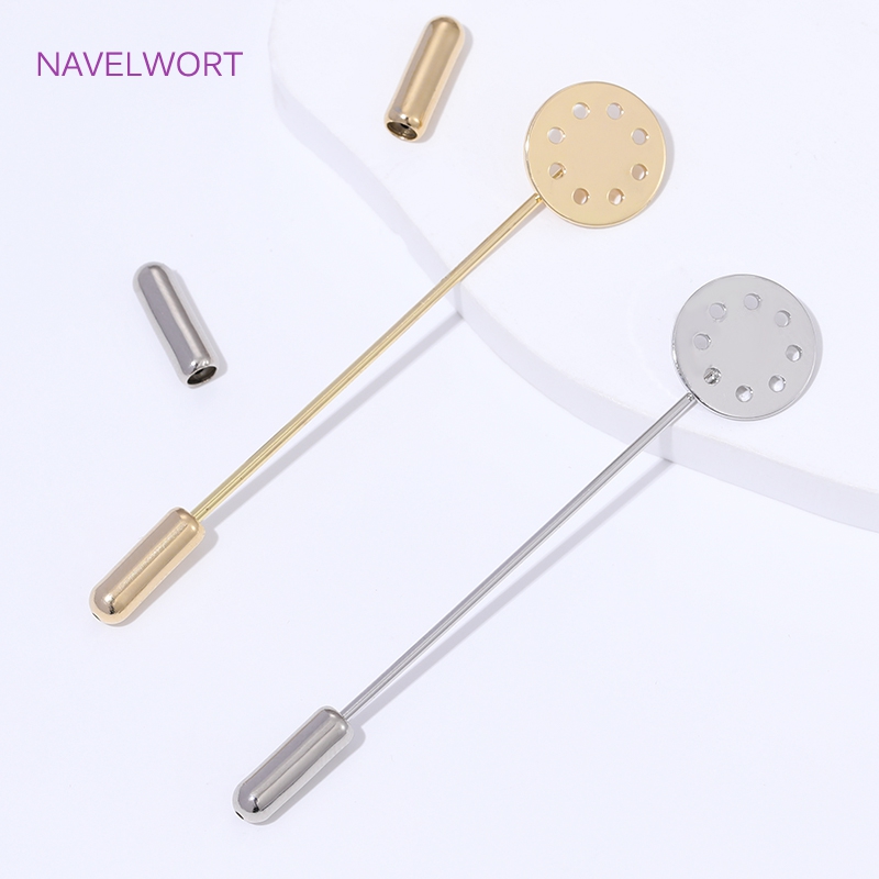 14K Gold Plated Long Brooch Sa - Jewelry Making Tray avis et prix