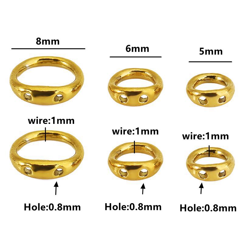 30pcs 5/6/8mm Stainless Steel  - Jewelry Making Hardware avis et prix