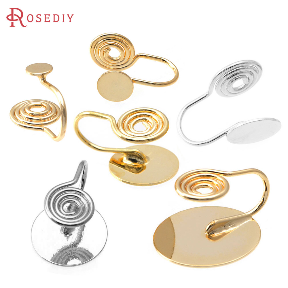 10PCS 4MM~14MM 18K Gold Color  - Jewelry Making Tray avis et prix