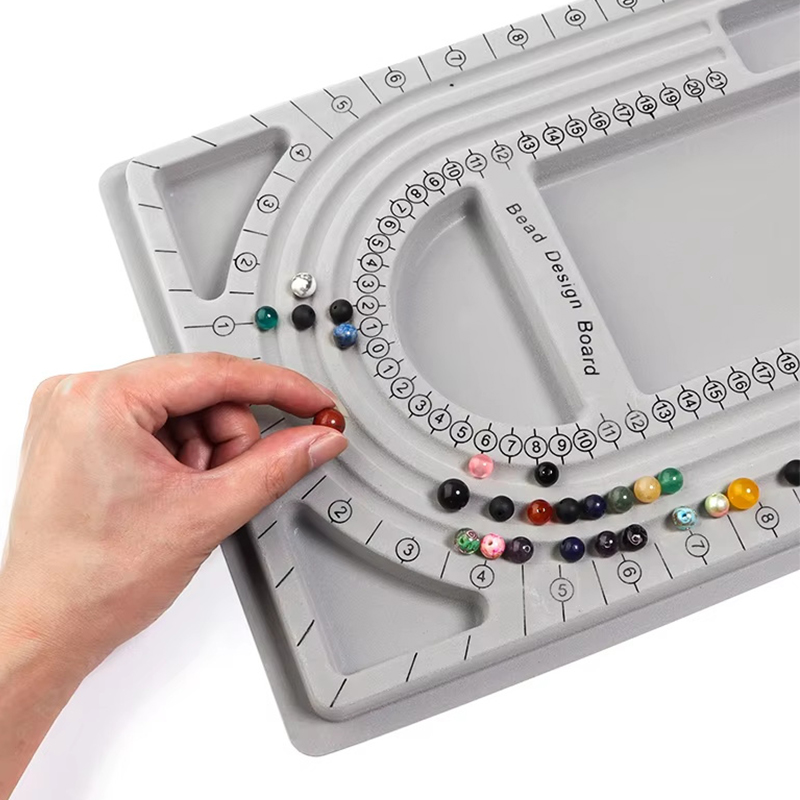 1PC Grey Flocked Bead Board Br - Jewelry Making Education avis et prix