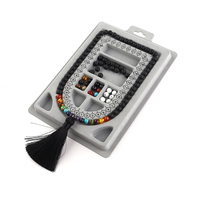 1PC Grey Flocked Bead Board Br - Jewelry Making Education avis et prix