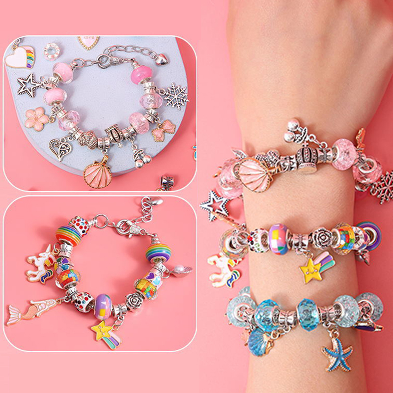 ﻿Girls DIY Bracelet Set Handm - Jewelry Making Qc avis et prix