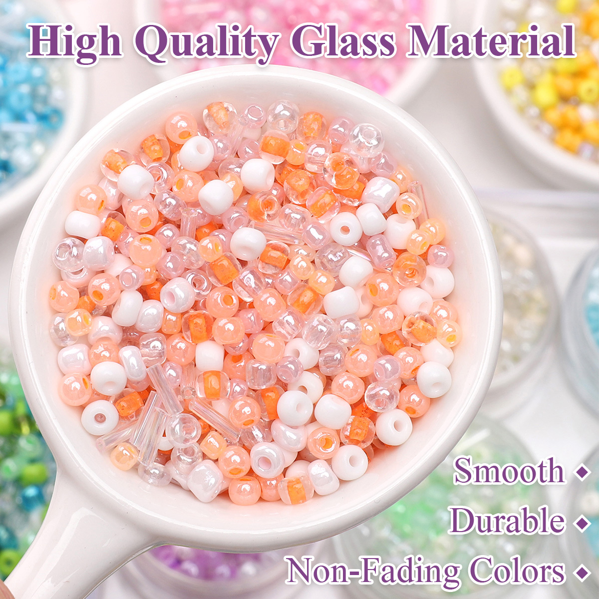 24 Grid Mixed Size Glass Seed  - Jewelry Making Online avis et prix