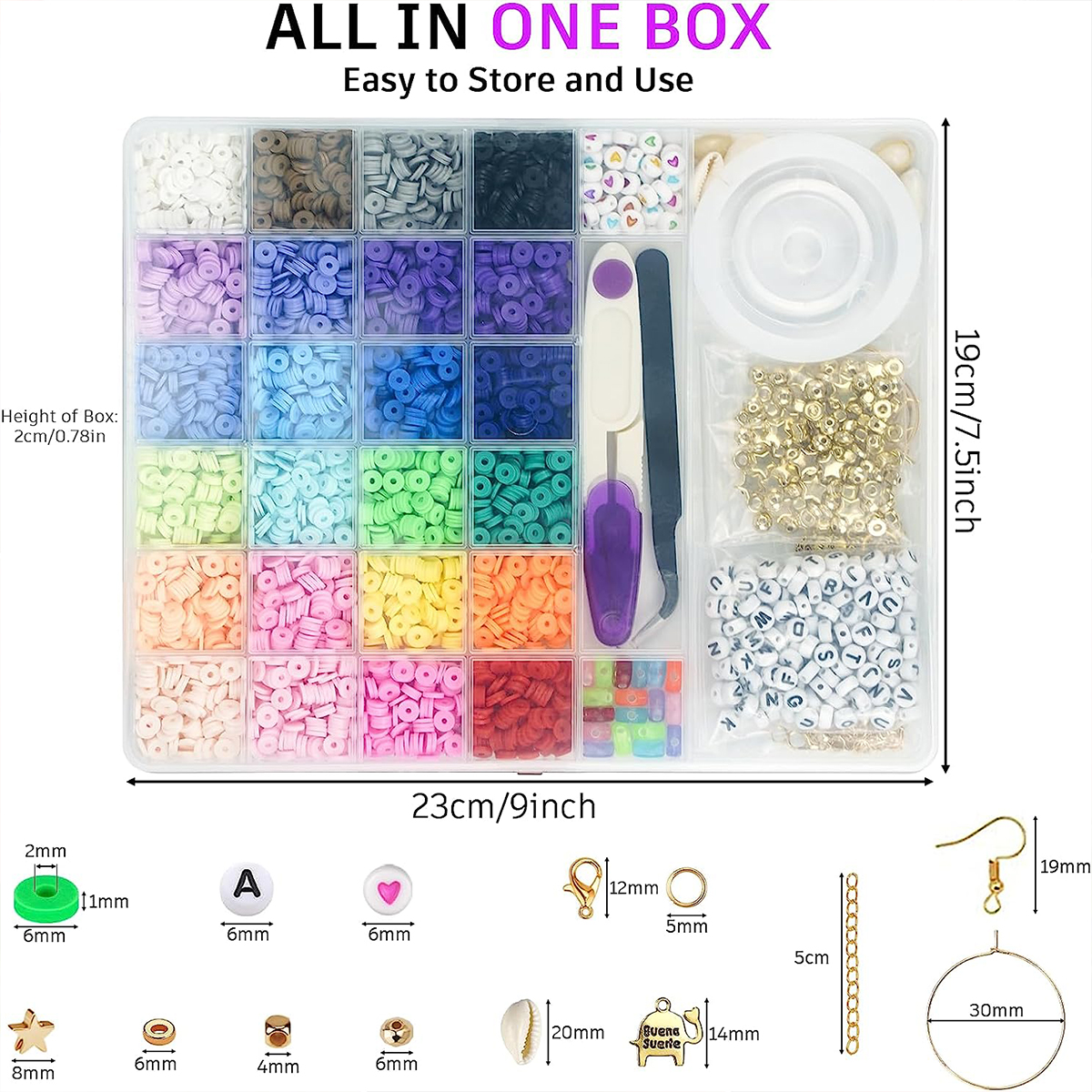 6000 Pcs 24 Colors Flat Round  - Jewelry Making Online avis et prix
