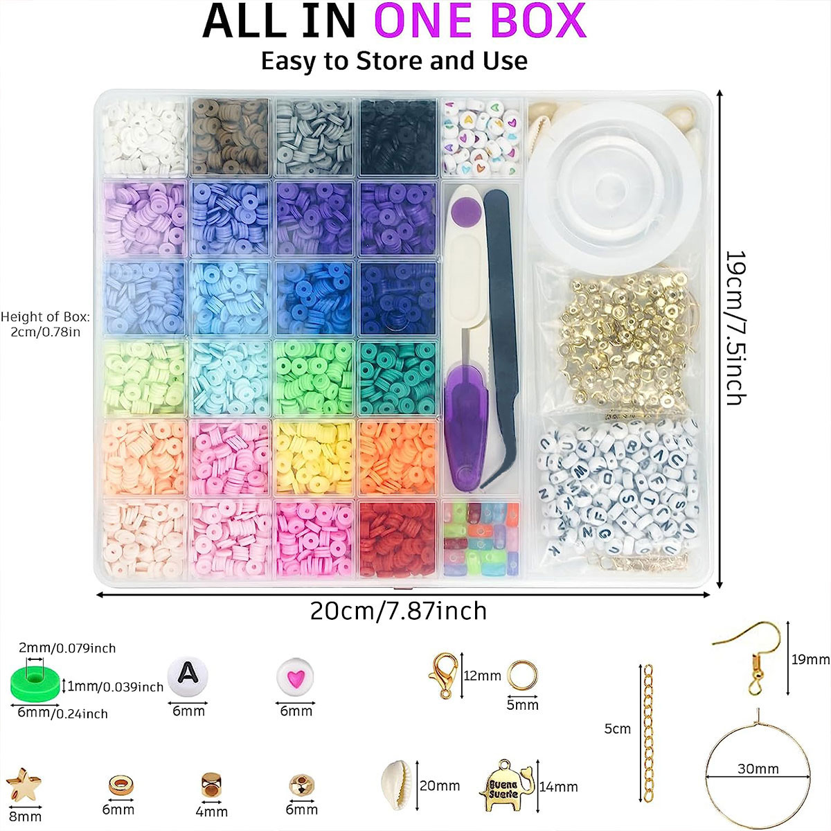 6000 Pcs 24 Colors Flat Round  - Jewelry Making Online avis et prix