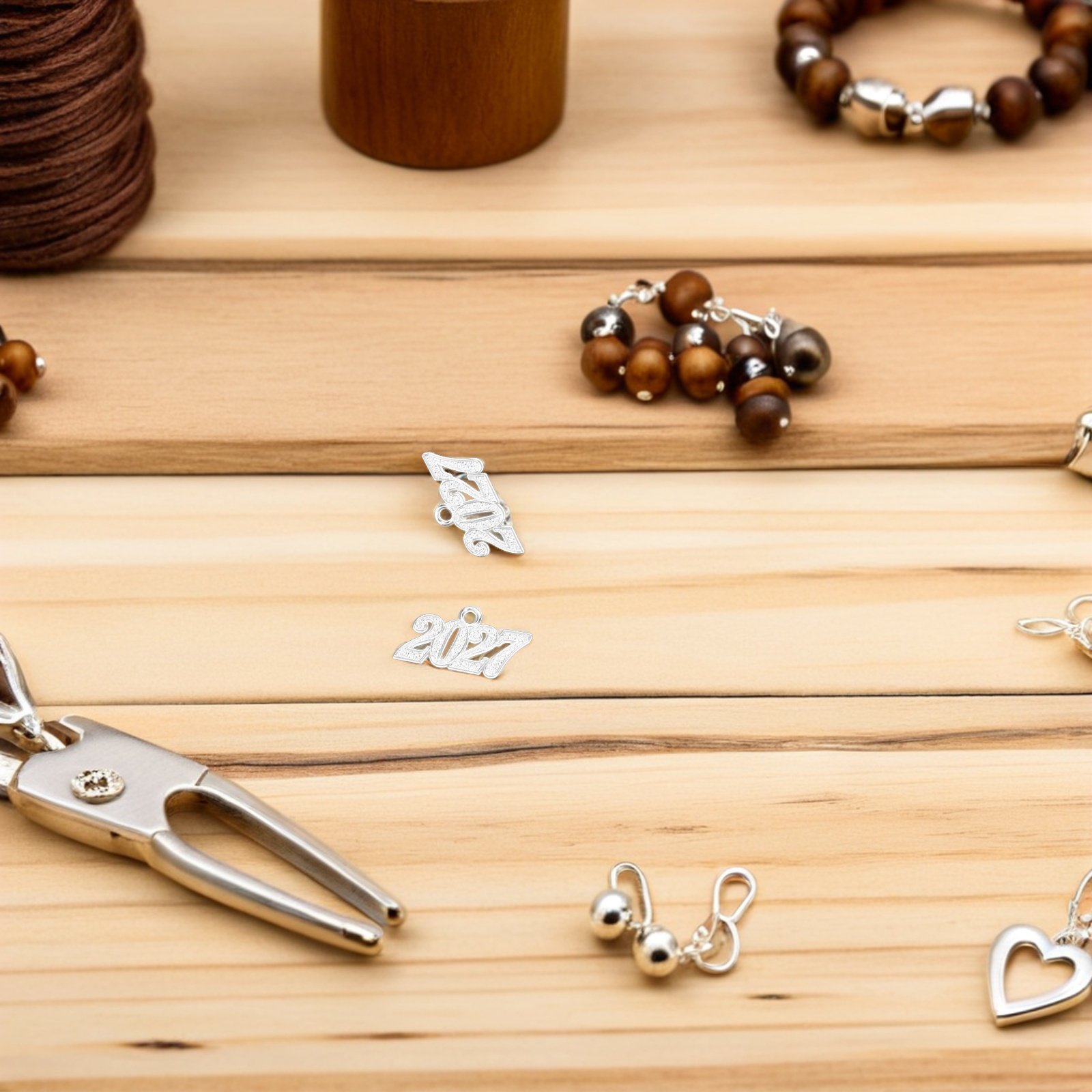 50Pcs 2027 Year Charm for Grad - Jewelry Making Classes avis et prix