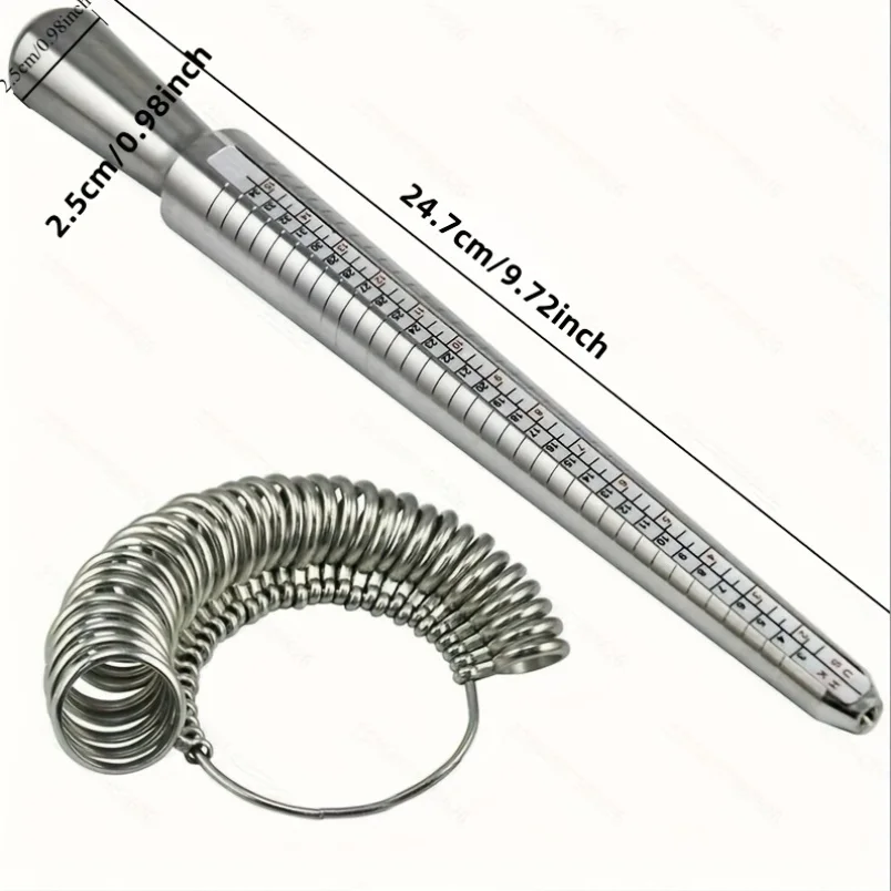 1PC Metal Ring Sizer Tool Prof - Jewelry Making Education avis et prix