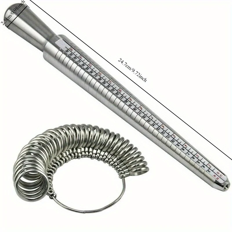 1PC Metal Ring Sizer Tool Prof - Jewelry Making Education avis et prix