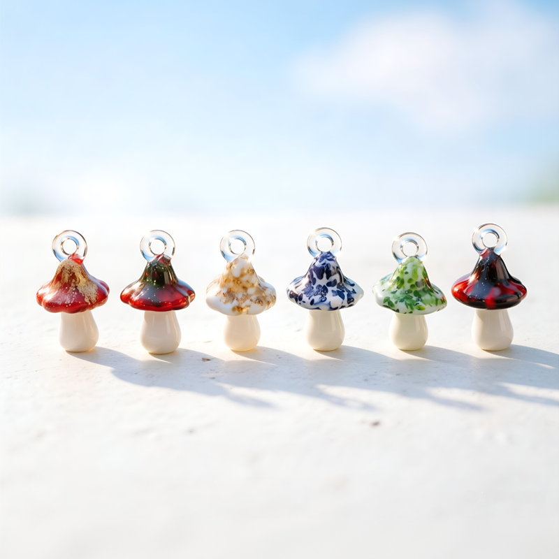 2Pcs Mini Mushroom Charms Dopa - Jewelry Making Event avis et prix