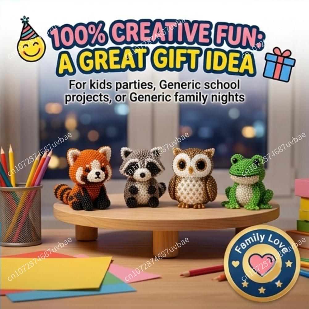 Mini 3D Animal Bead Crafting S - Jewelry Making Education avis et prix
