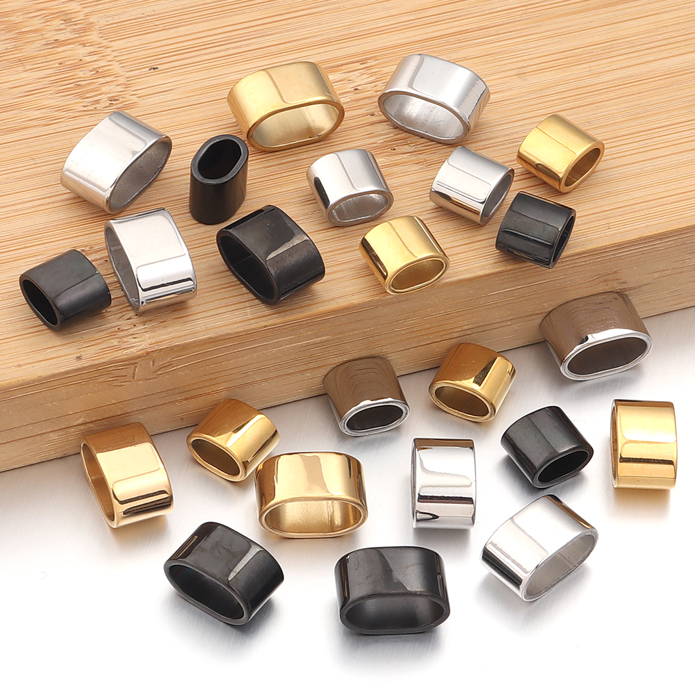 6pcs Flat Stainless Steel Tube - Jewelry Making Hardware avis et prix