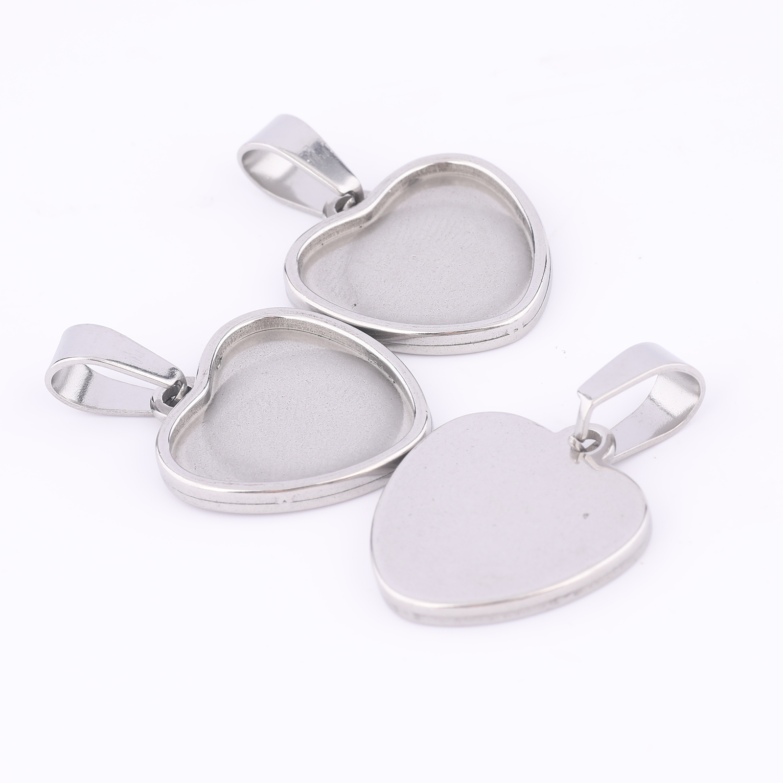 10pcs Stainless Steel Fit 15mm - Jewelry Making Tray avis et prix