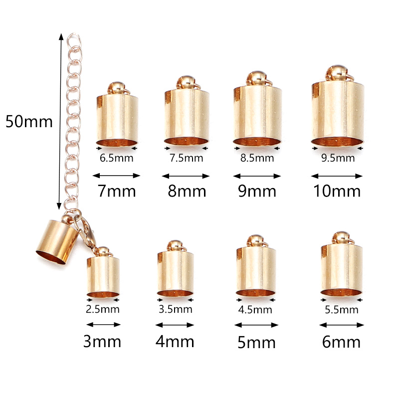 10Sets Leather Cord End Caps W - Jewelry Making Hardware avis et prix