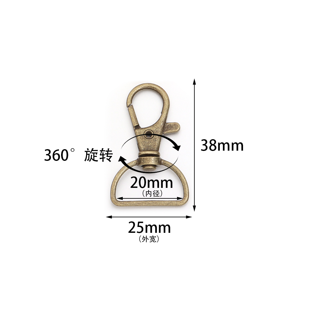 10pcs/lot Metal Swivel Clasps  - Jewelry Making Hardware avis et prix