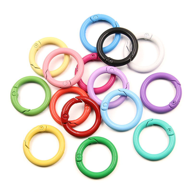 5-20pcs Colorful Spring O Ring - Jewelry Making Hardware avis et prix