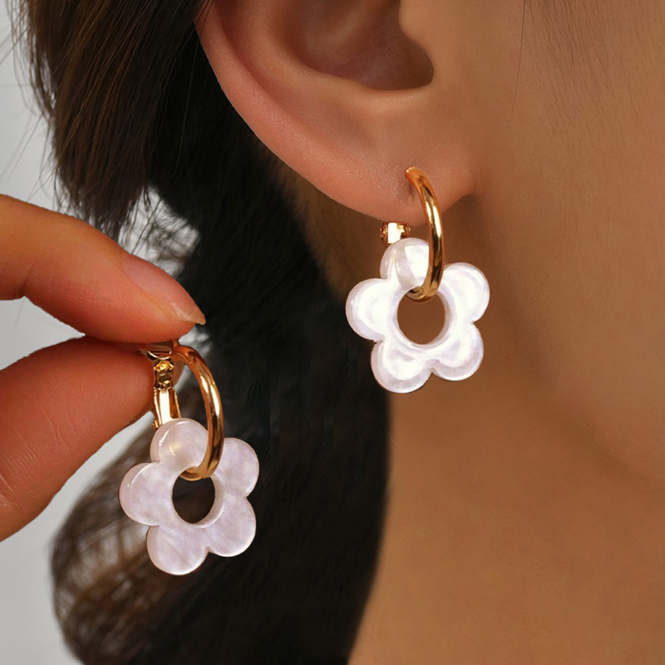 Cute Colorful Sequin Acrylic F - Jewelry Making Online avis et prix