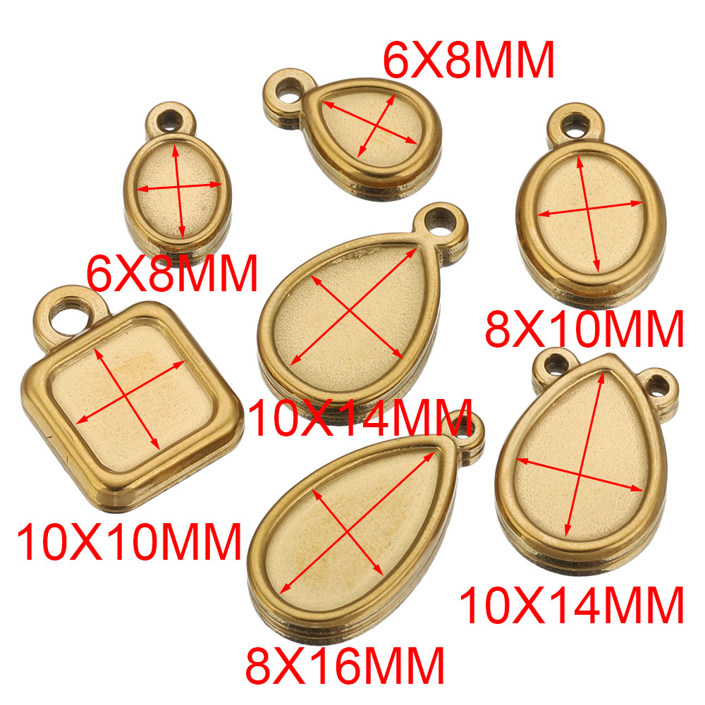 5pcs Stainless Steel Square Dr - Jewelry Making Tray avis et prix