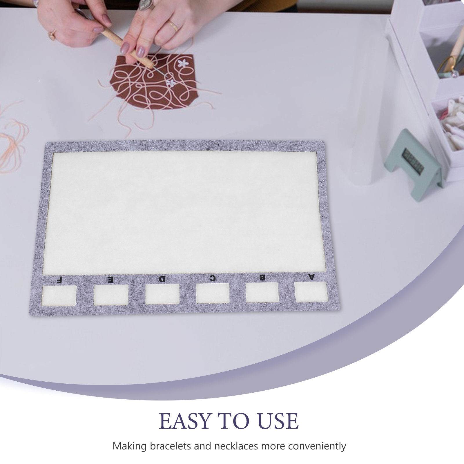 11.4x7.6 Inch Felt Bead Board  - Jewelry Making Tray avis et prix