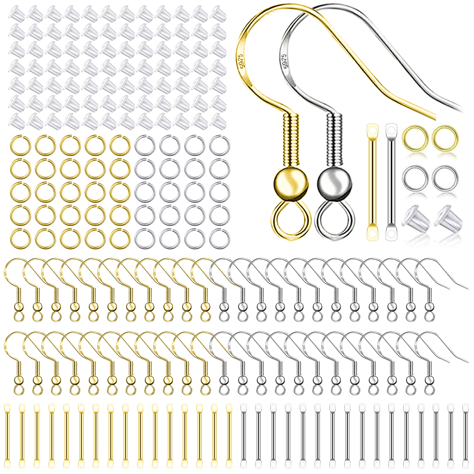 925 Silver/Gold Plated Earring - Jewelry Making Hardware avis et prix