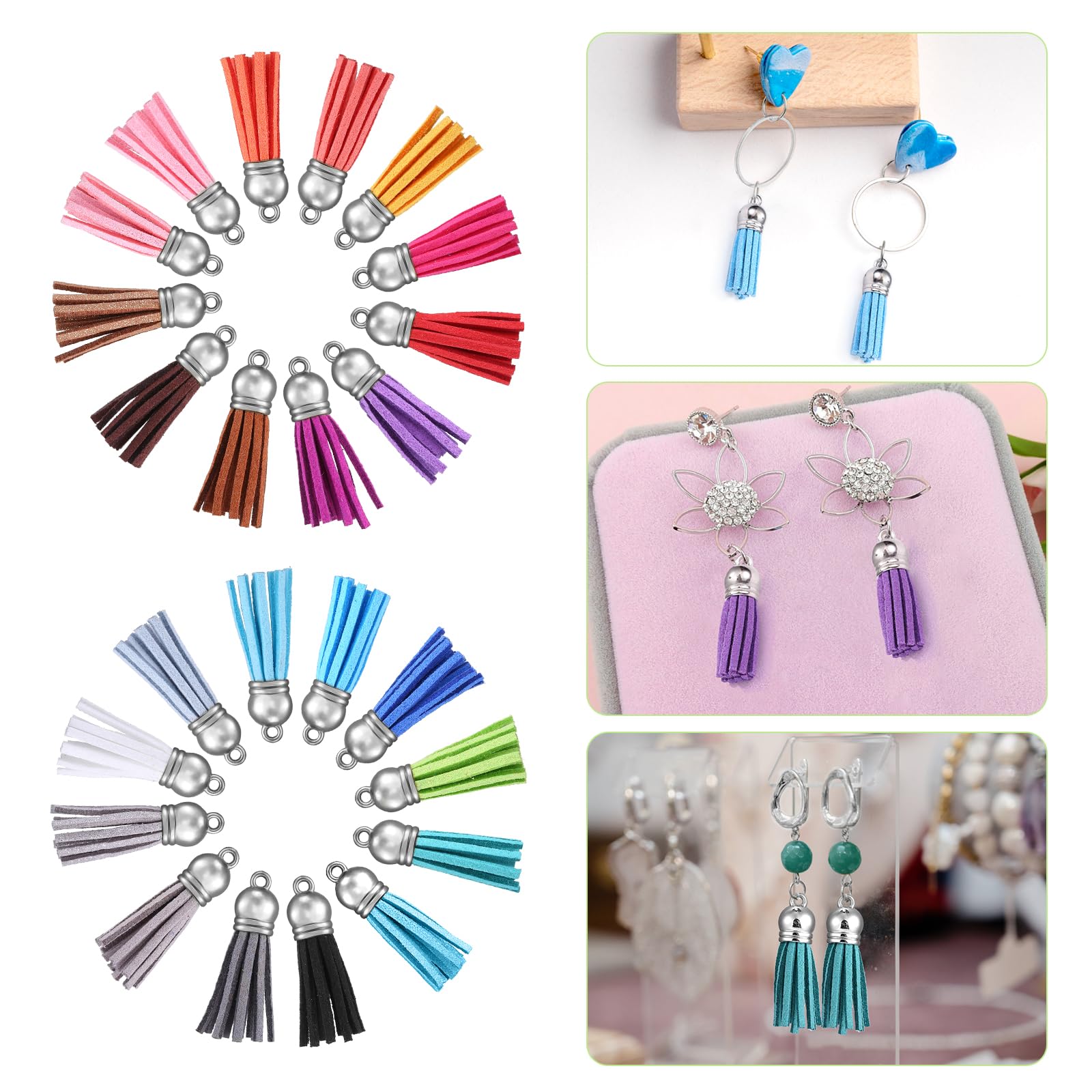 10/20/60 Pcs Mini Tassels Faux - Jewelry Making Online avis et prix