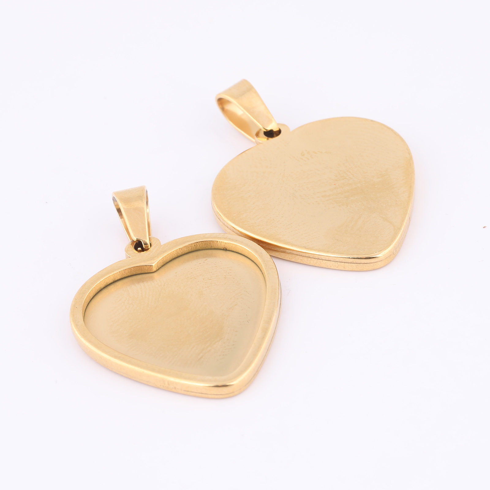 5pcs 20mm Heart Cabochon Trays - Jewelry Making Tray avis et prix
