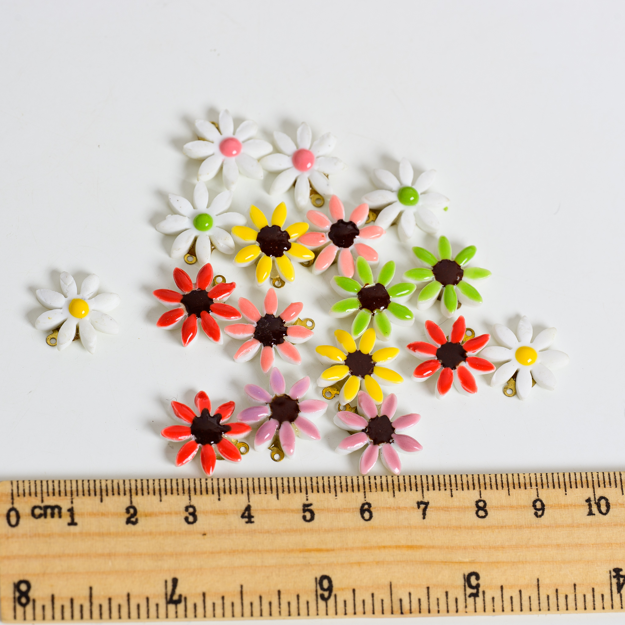 5pcs DIY Ceramic Flower Beads  - Jewelry Making Qc avis et prix