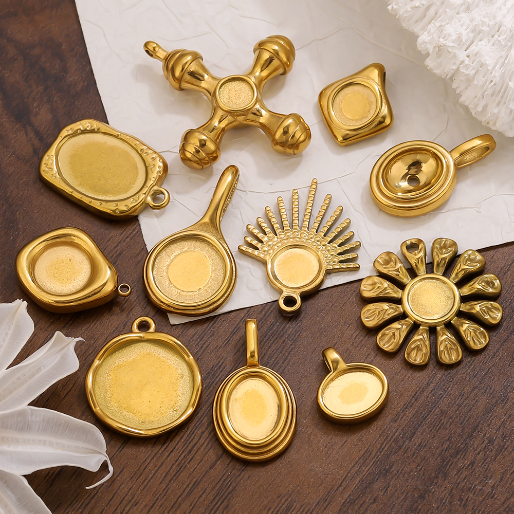 4-5PCS Stainless Steel Gold Ch - Jewelry Making Tray avis et prix