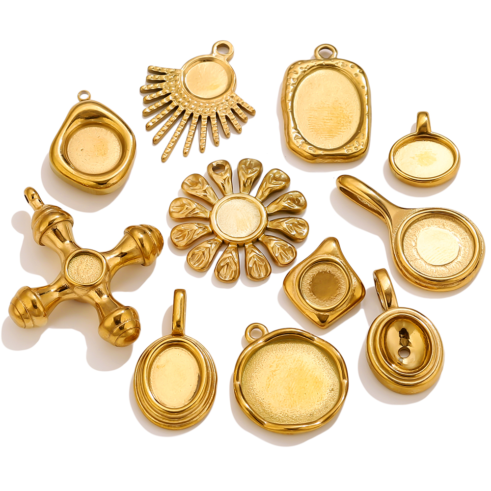 4-5PCS Stainless Steel Gold Ch - Jewelry Making Tray avis et prix
