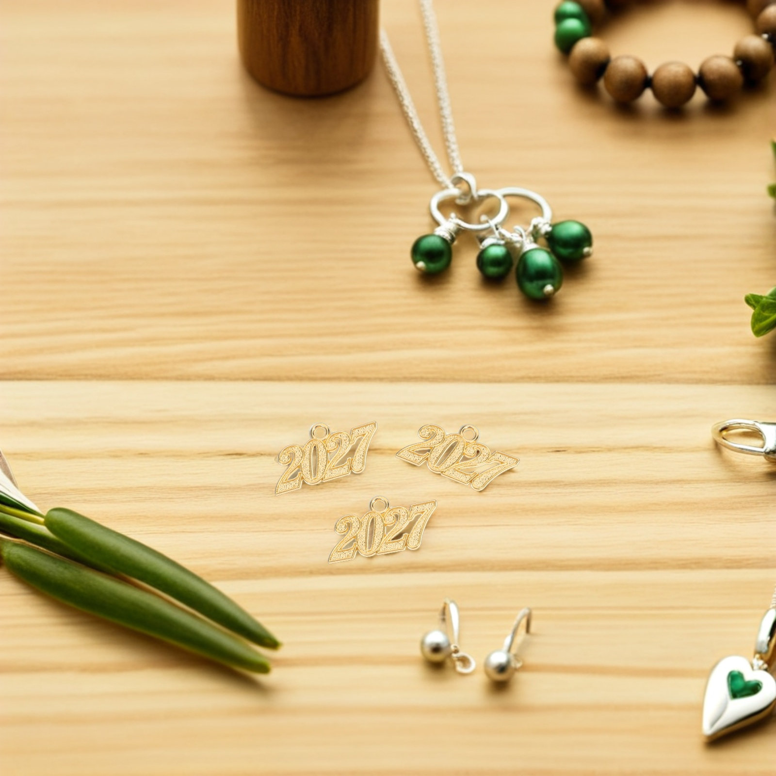 50Pcs 2027 Number Charm Gradua - Jewelry Making Classes avis et prix