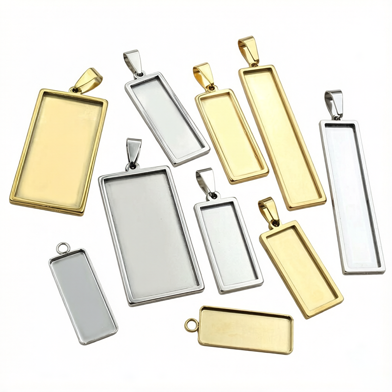 5-10pcs Stainless Steel Rectan - Jewelry Making Tray avis et prix