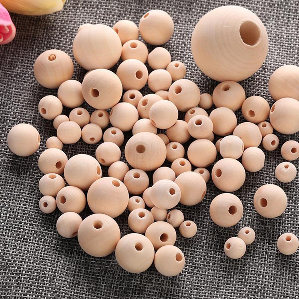 6/8/10/12/14mm, Natural Wood B - Jewelry Making Event avis et prix