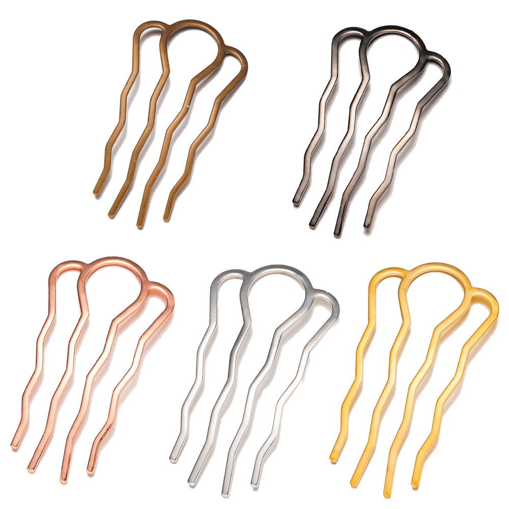 5pcs U-Shape Hair Fork Clip St - Jewelry Making Education avis et prix