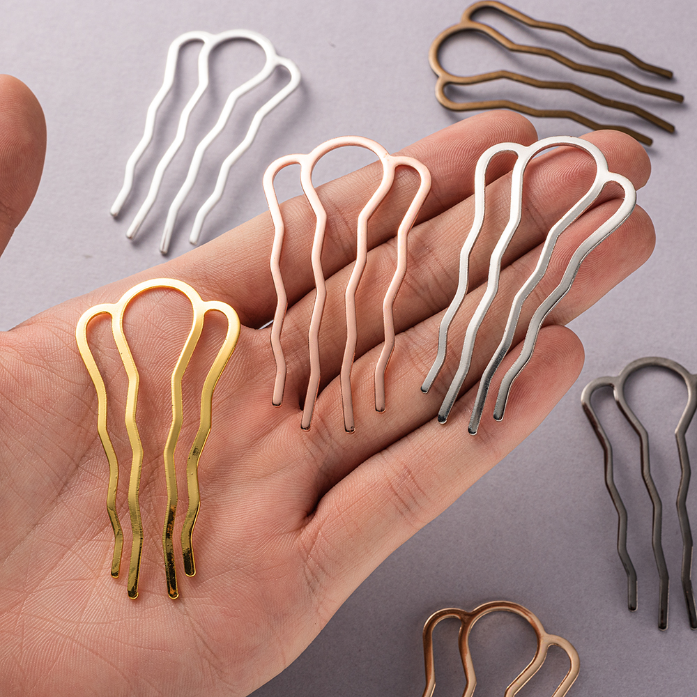 5pcs U-Shape Hair Fork Clip St - Jewelry Making Education avis et prix