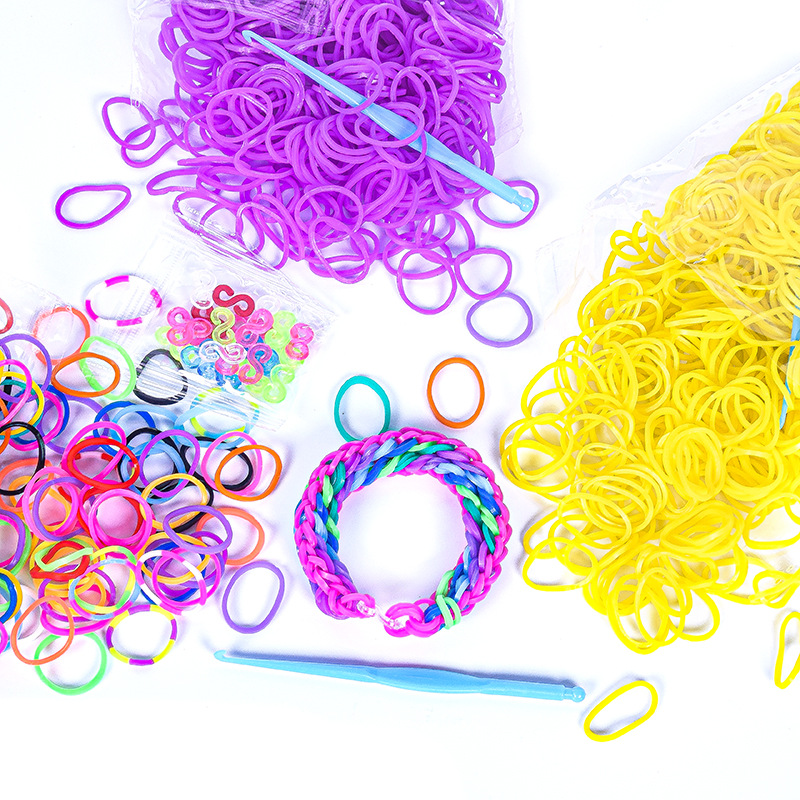 600 pieces Colorful Rubber Ban - Jewelry Making Online avis et prix