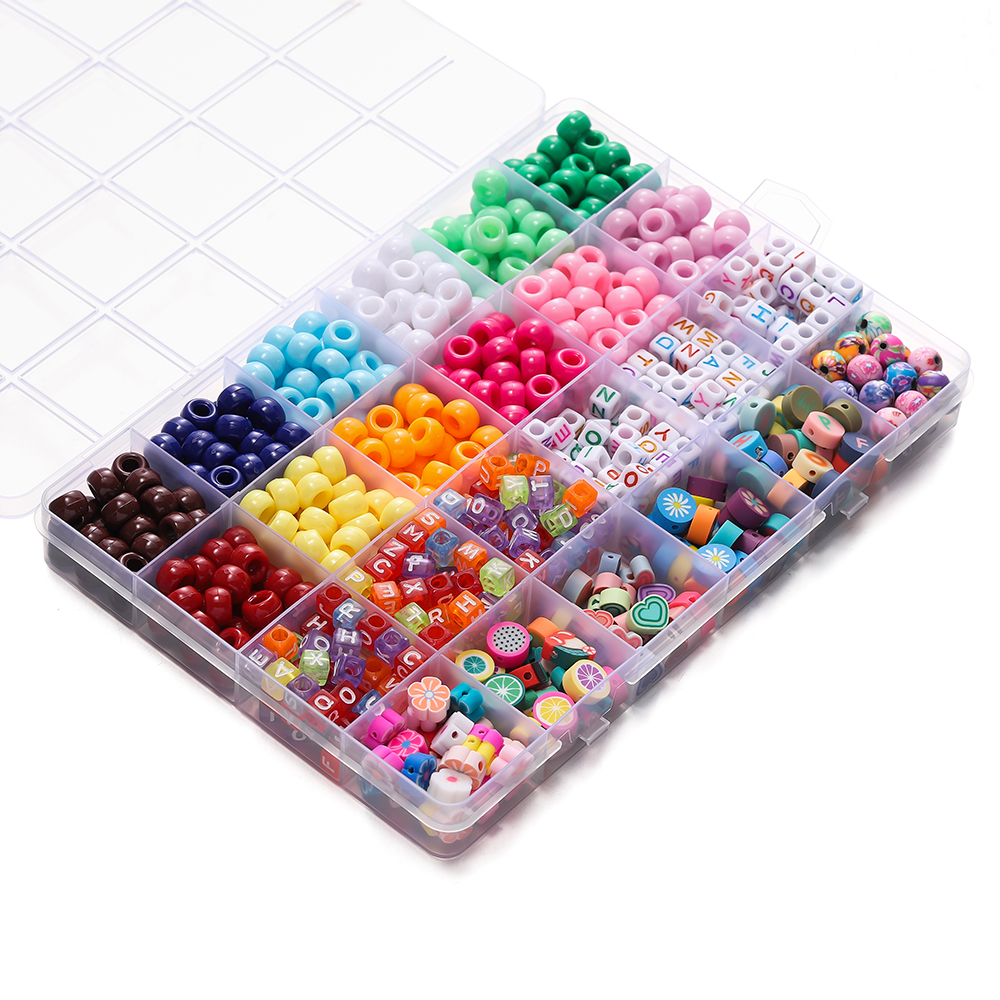 680pcs/Box Colorful Acrylic Po - Jewelry Making Online avis et prix