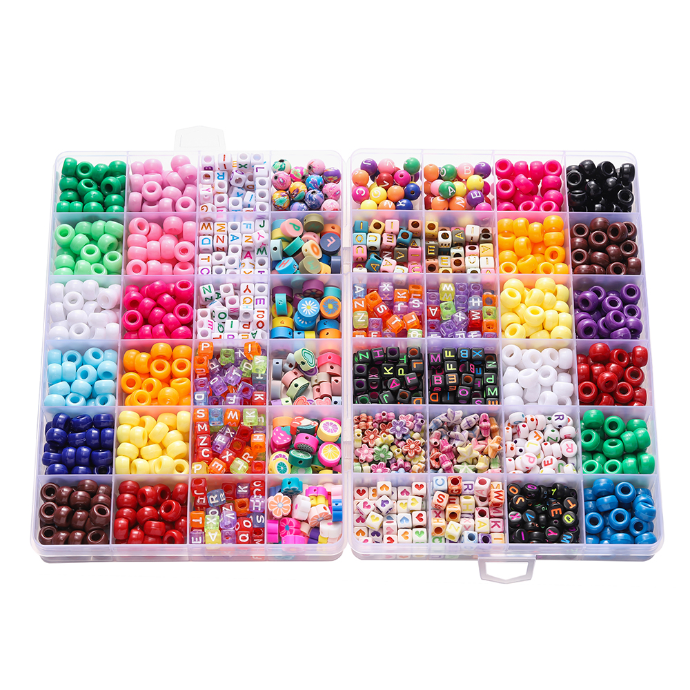 680pcs/Box Colorful Acrylic Po - Jewelry Making Online avis et prix