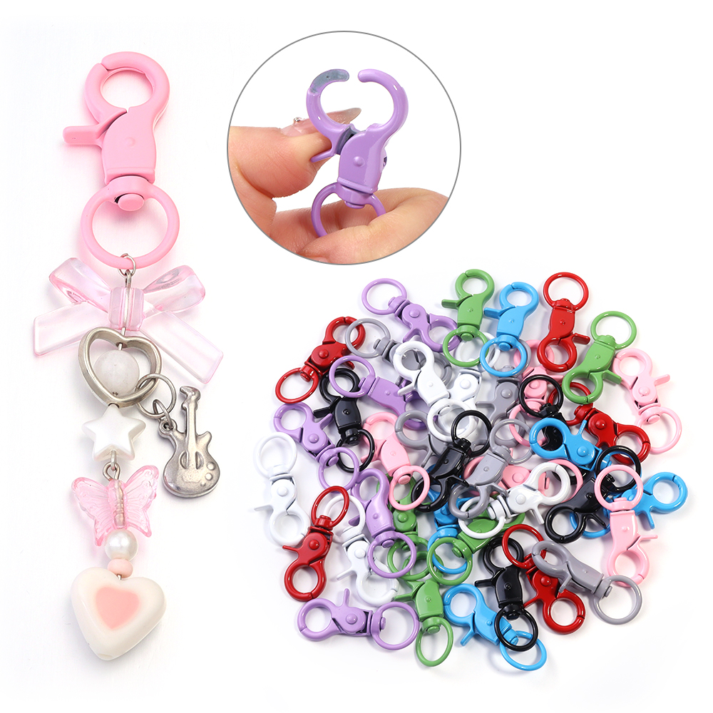 5Pcs/Lot Colorful Swivel Lobst - Jewelry Making Hardware avis et prix