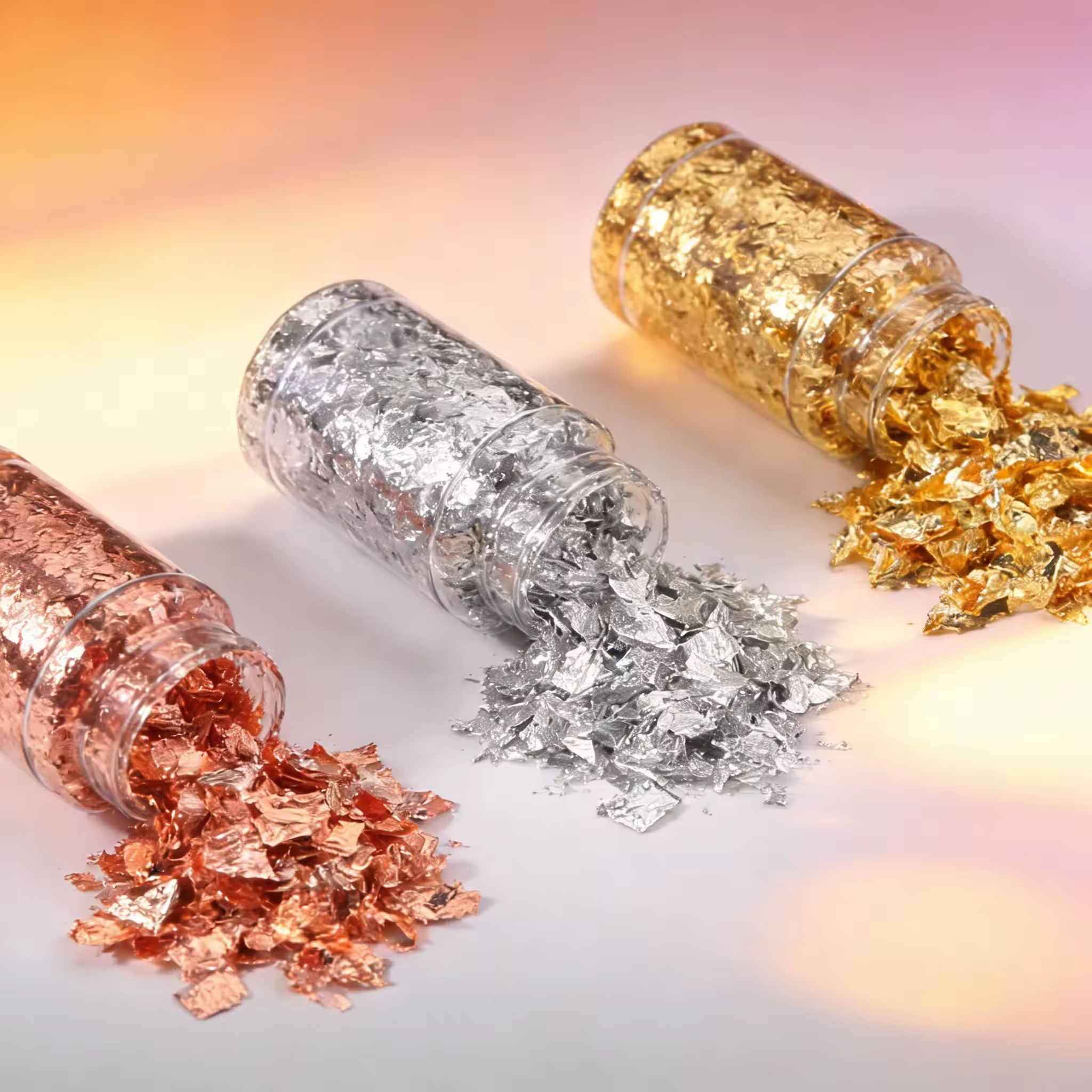Metallic Foil Flakes Golden Si - Jewelry Making Event avis et prix