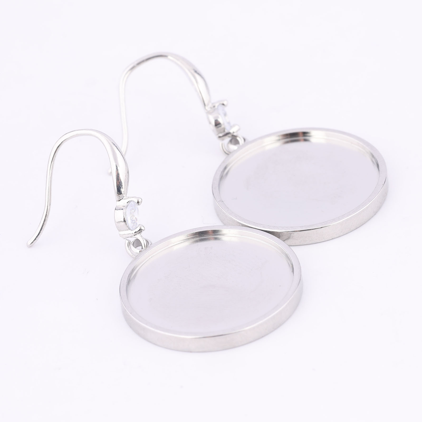 6pcs Stainless Steel Fit 20mm  - Jewelry Making Tray avis et prix