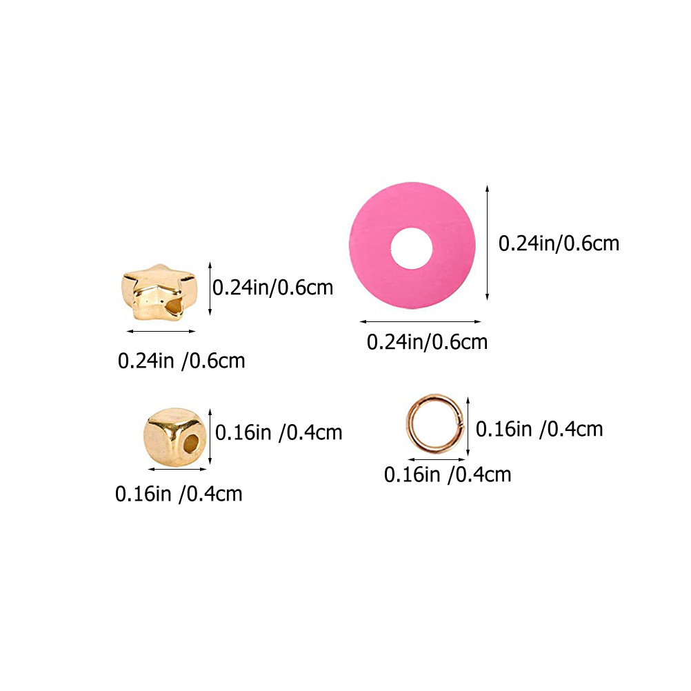 1Set Polymer Clay Beads Jewelr - Jewelry Making For Adults avis et prix