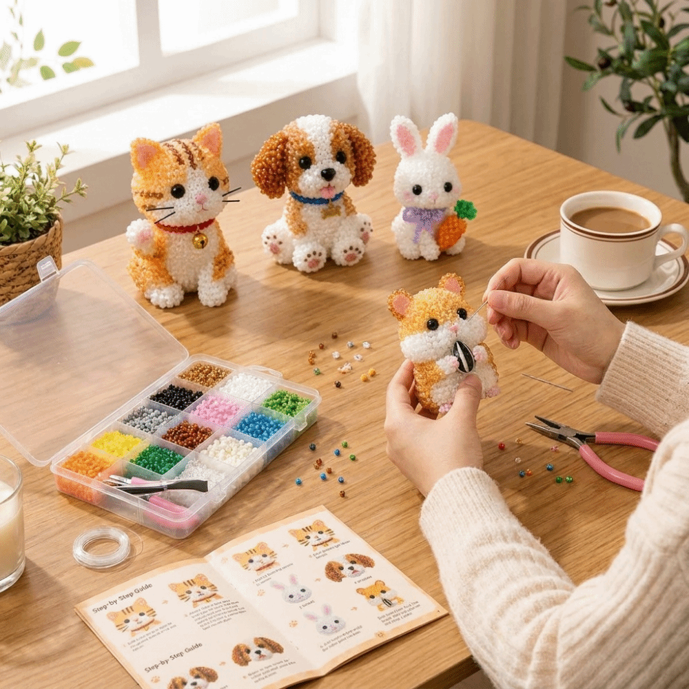 Handmade DIY Animal Bead Embro - Jewelry Making Education avis et prix