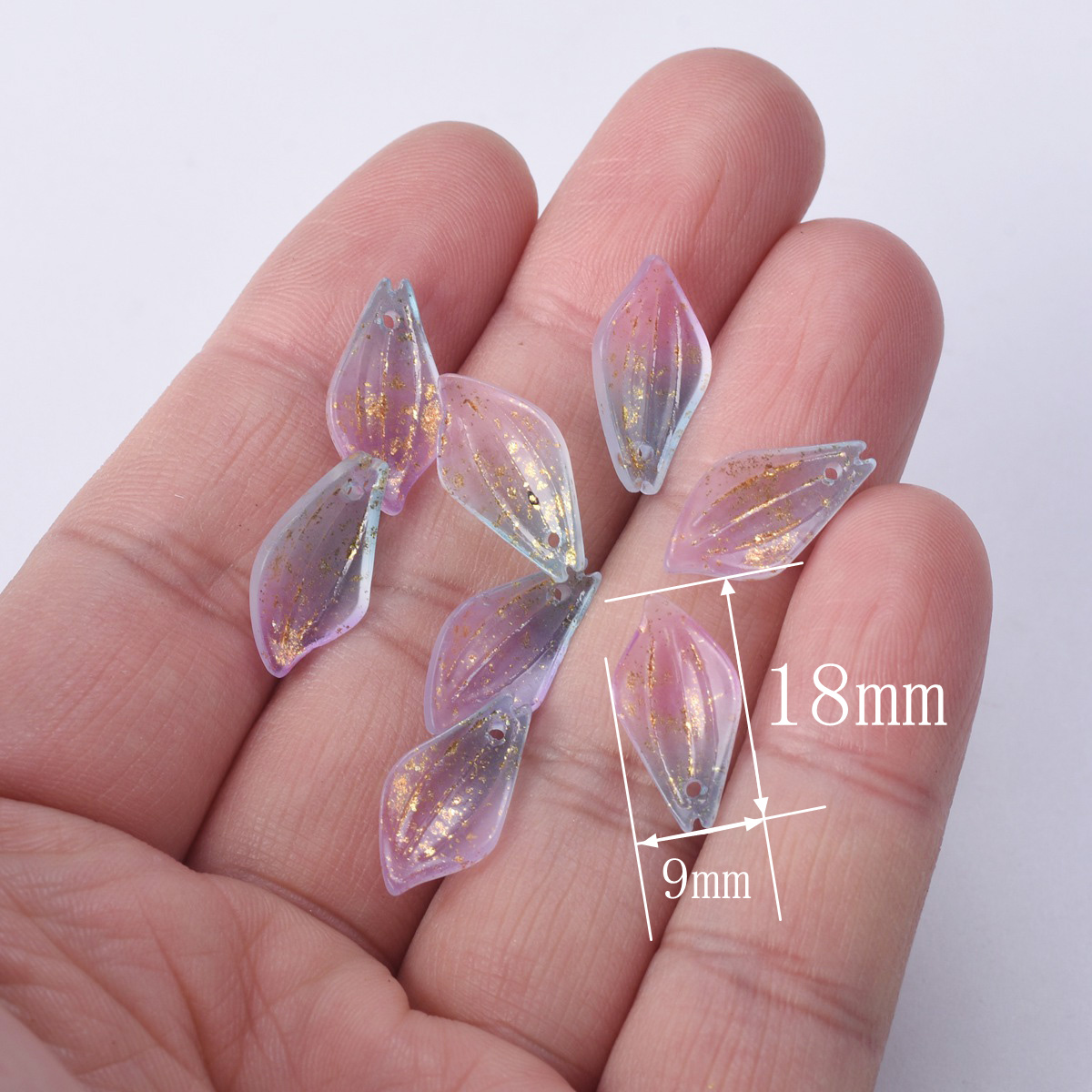 10pcs Flower Petal Shape 18x9m - Jewelry Making Qc avis et prix